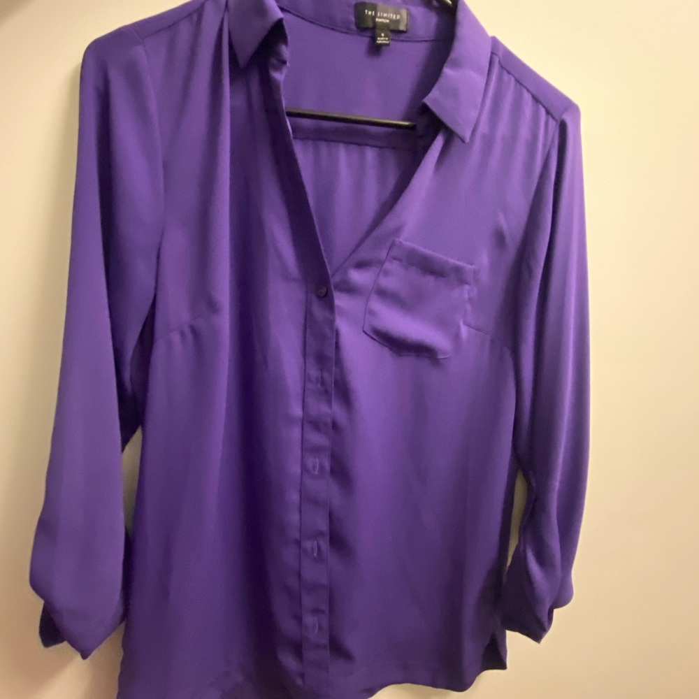 The Limited Purple Button Down Shirt